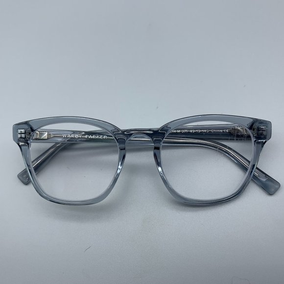 Warby Parker Felix M Pacific Crystal  Full Rim Glasses - Picture 1 of 11